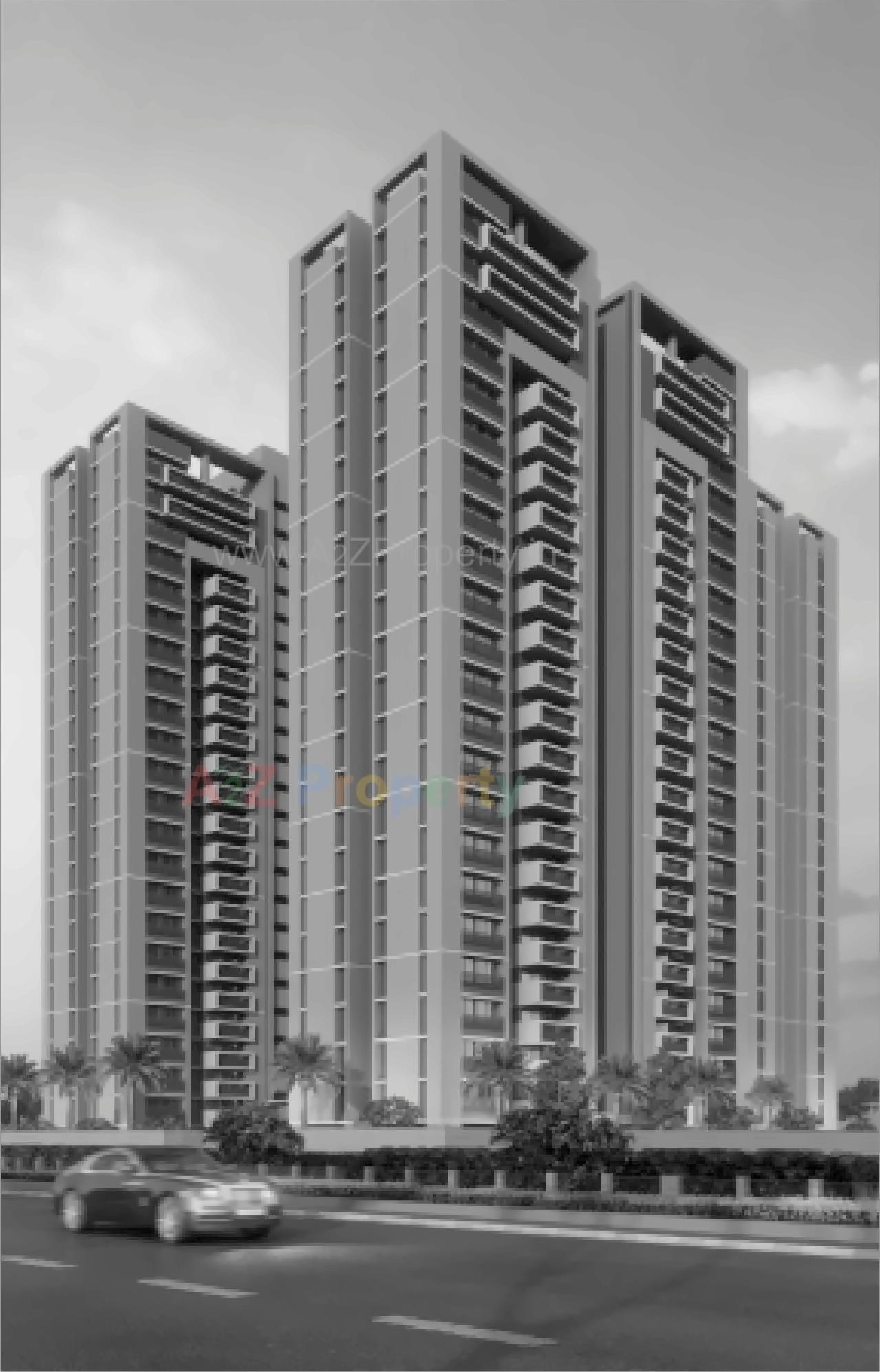 3D Elevation of real estate project Sun Skypark Sun Centralplace located at Ahmedabad, Ahmedabad, Gujarat
