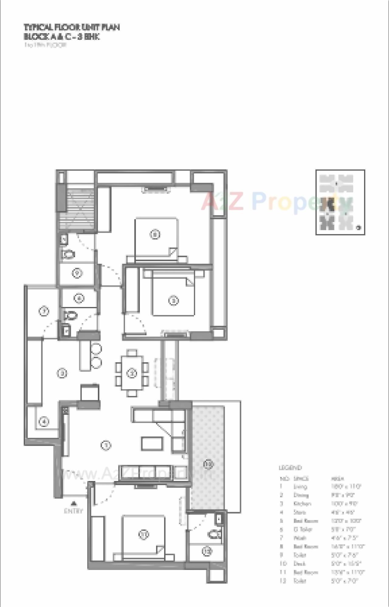 Layout of real estate project Sun Skypark Sun Centralplace located at Ahmedabad, Ahmedabad, Gujarat