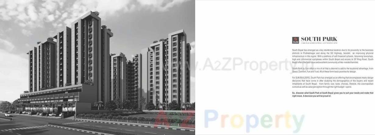  of real estate project Sun Southpark located at Ahmedabad, Ahmedabad, Gujarat