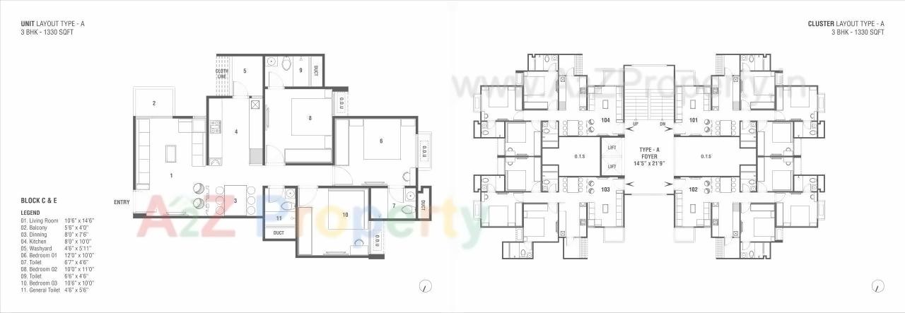 Layout of real estate project Sun Southpark located at Ahmedabad, Ahmedabad, Gujarat