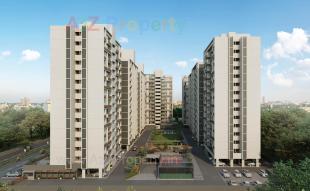 Elevation of real estate project Sun Southrayz located at Ghuma, Ahmedabad, Gujarat