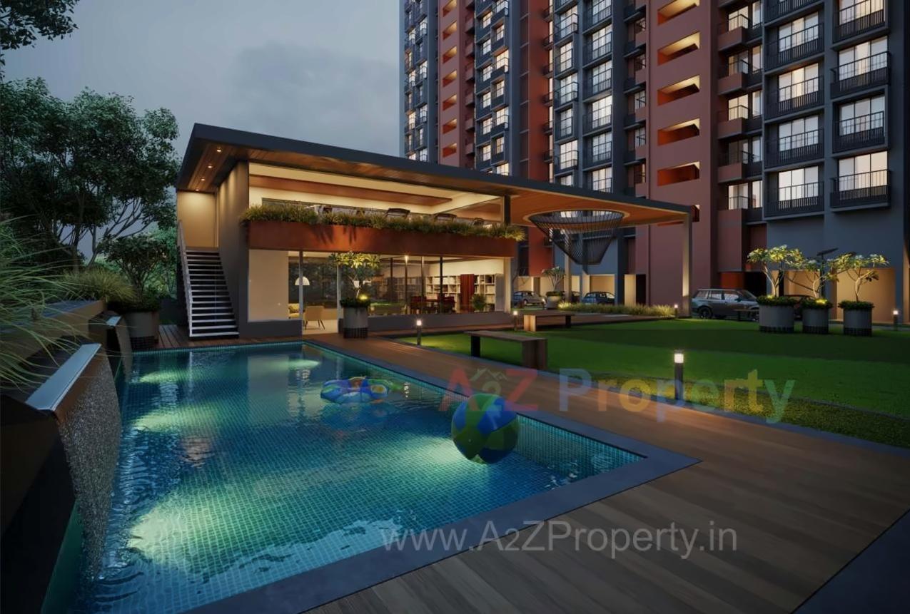 3D Elevation of real estate project Sun Southwinds located at Ghuma, Ahmedabad, Gujarat