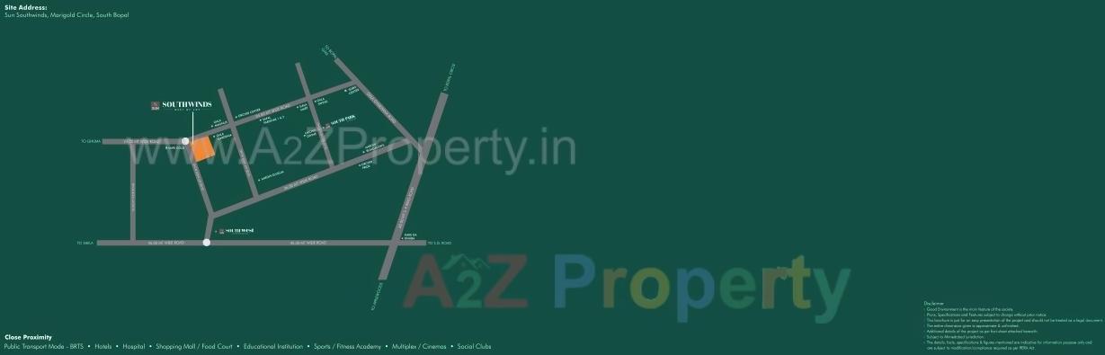  of real estate project Sun Southwinds located at Ghuma, Ahmedabad, Gujarat