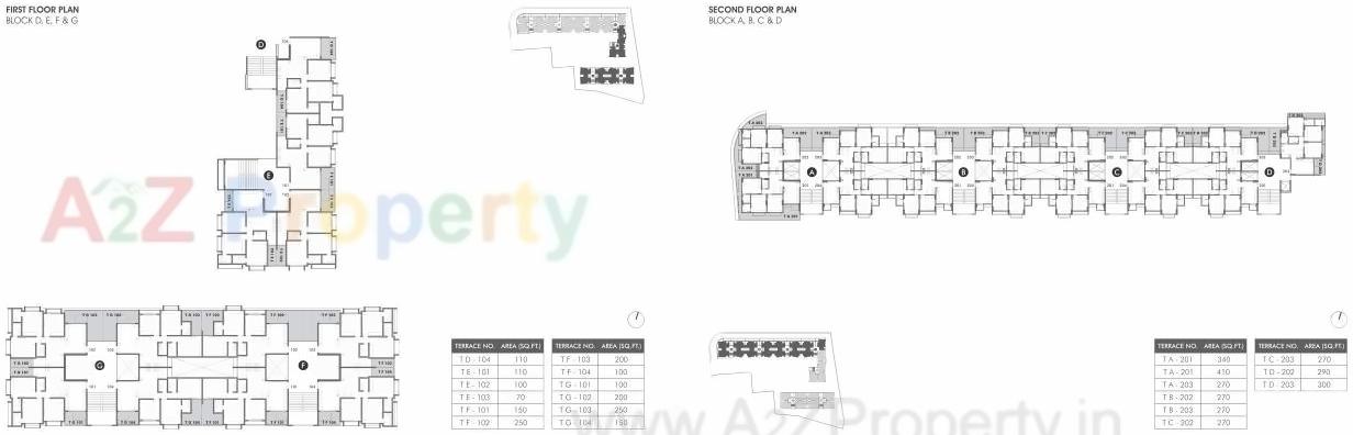 Layout of real estate project Sun Southwinds located at Ghuma, Ahmedabad, Gujarat