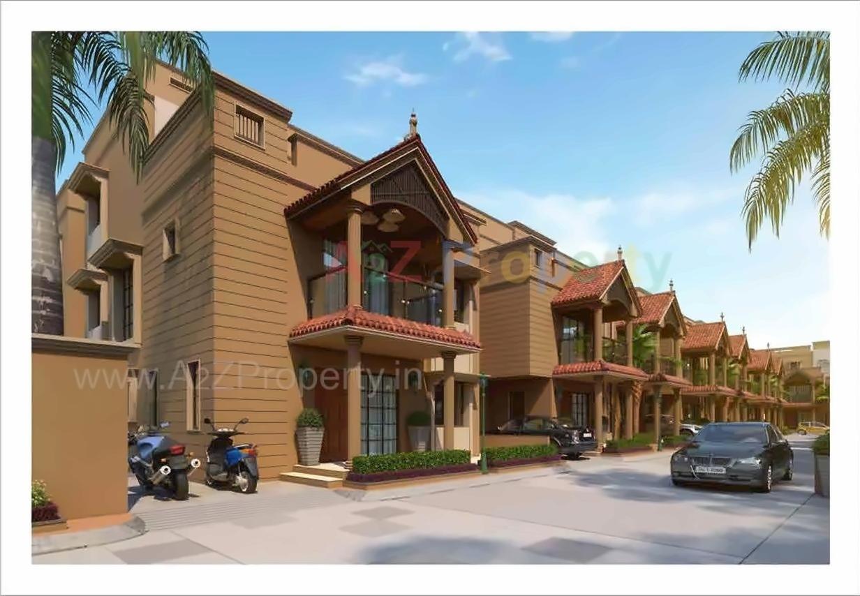 3D Elevation of real estate project Sun Villa Bunglows located at Vastral, Ahmedabad, Gujarat