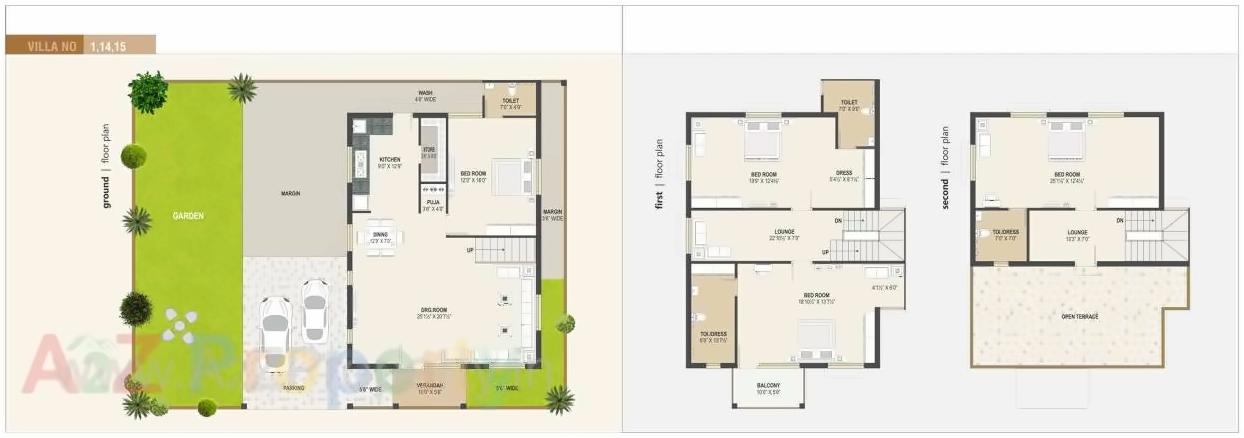 Layout of real estate project Sun Villa Bunglows located at Vastral, Ahmedabad, Gujarat