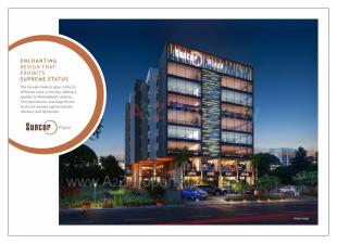 Elevation of real estate project Suncor Plaza located at Ghodasar, Ahmedabad, Gujarat