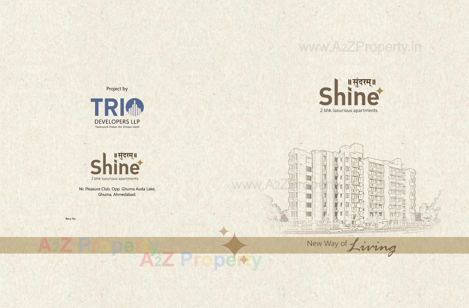  of real estate project Sundaram Shine located at Ghuma, Ahmedabad, Gujarat