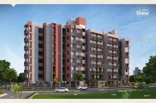 Elevation of real estate project Sundaram Shine located at Ghuma, Ahmedabad, Gujarat