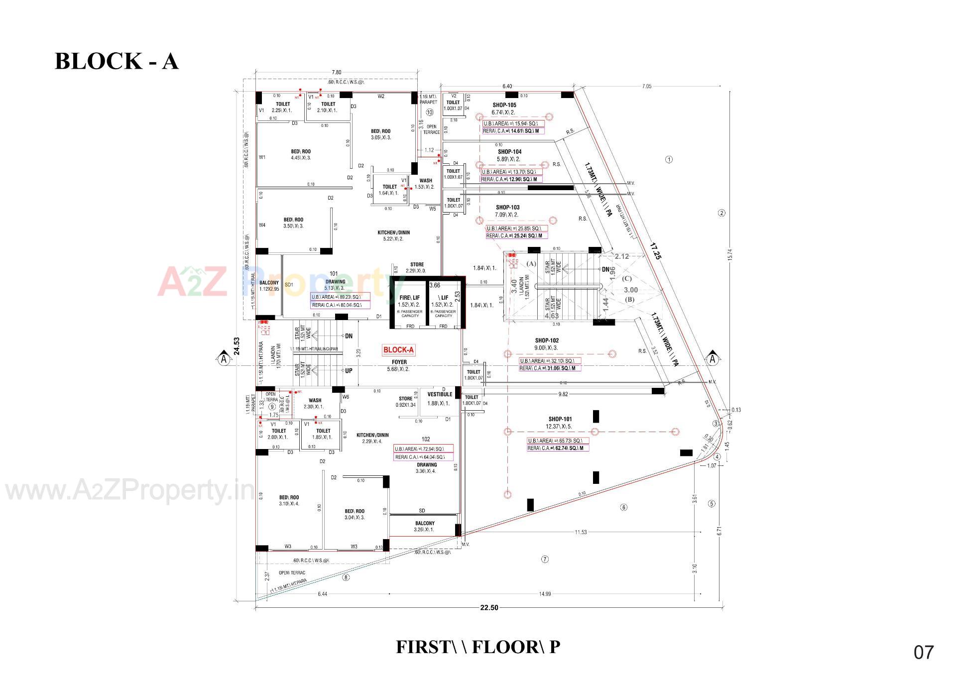Layout of real estate project Sundaram Sparsh located at Ghuma, Ahmedabad, Gujarat