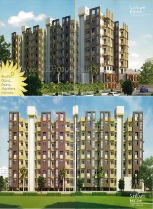 Elevation of real estate project Sunflower Enclave Block located at Sarkhej, Ahmedabad, Gujarat