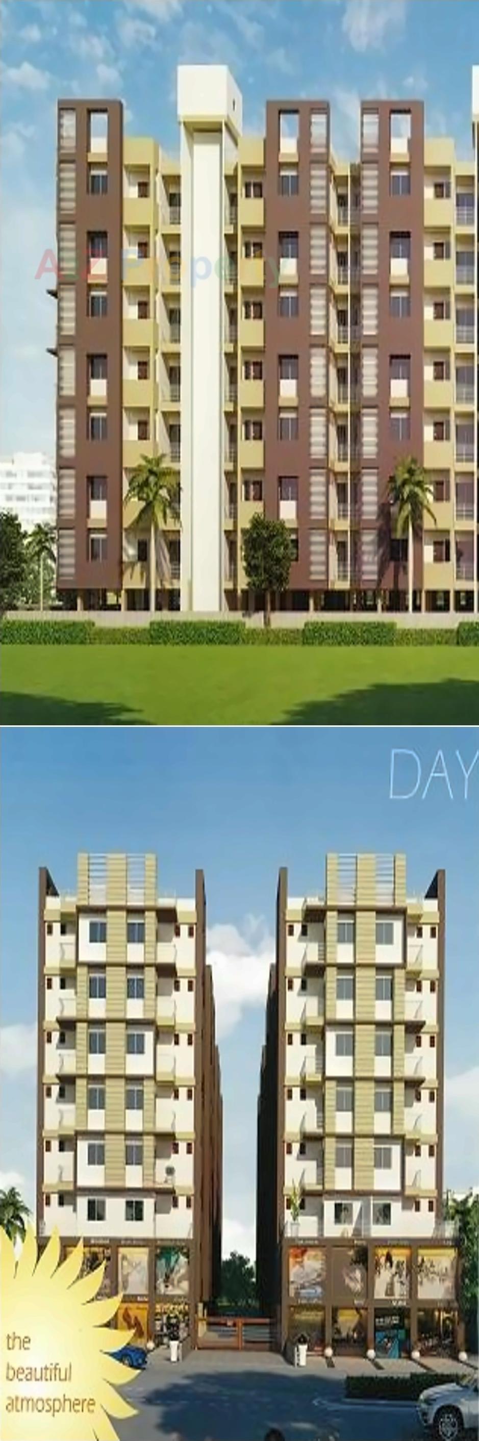 3D Elevation of real estate project Sunflower Enclave located at Sarkhej, Ahmedabad, Gujarat