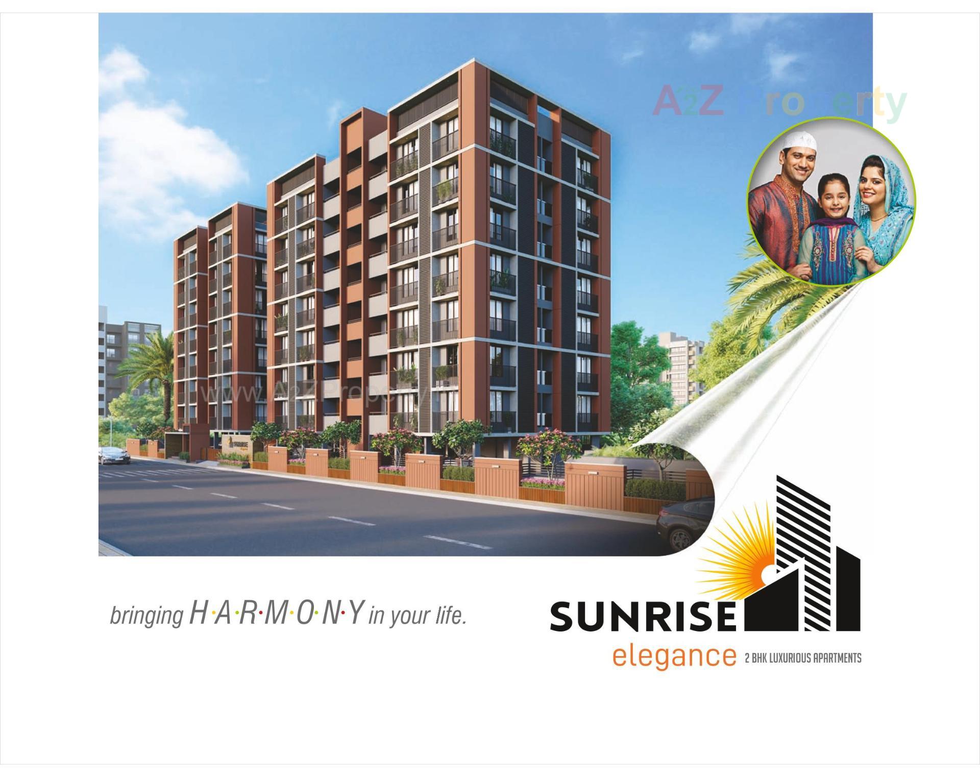 3D Elevation of real estate project Sunrise Elegance located at Vatva, Ahmedabad, Gujarat