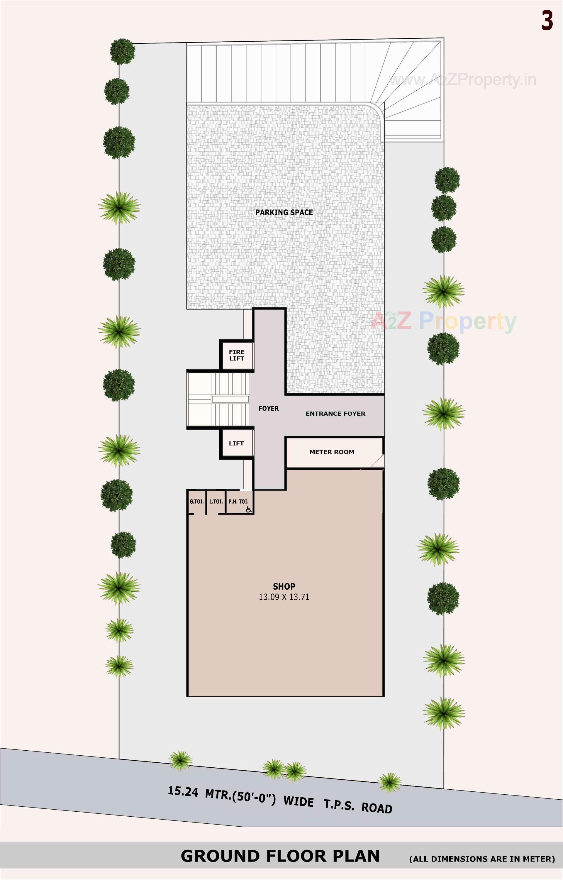  of real estate project Sunrise Elegance located at Paldi, Ahmedabad, Gujarat