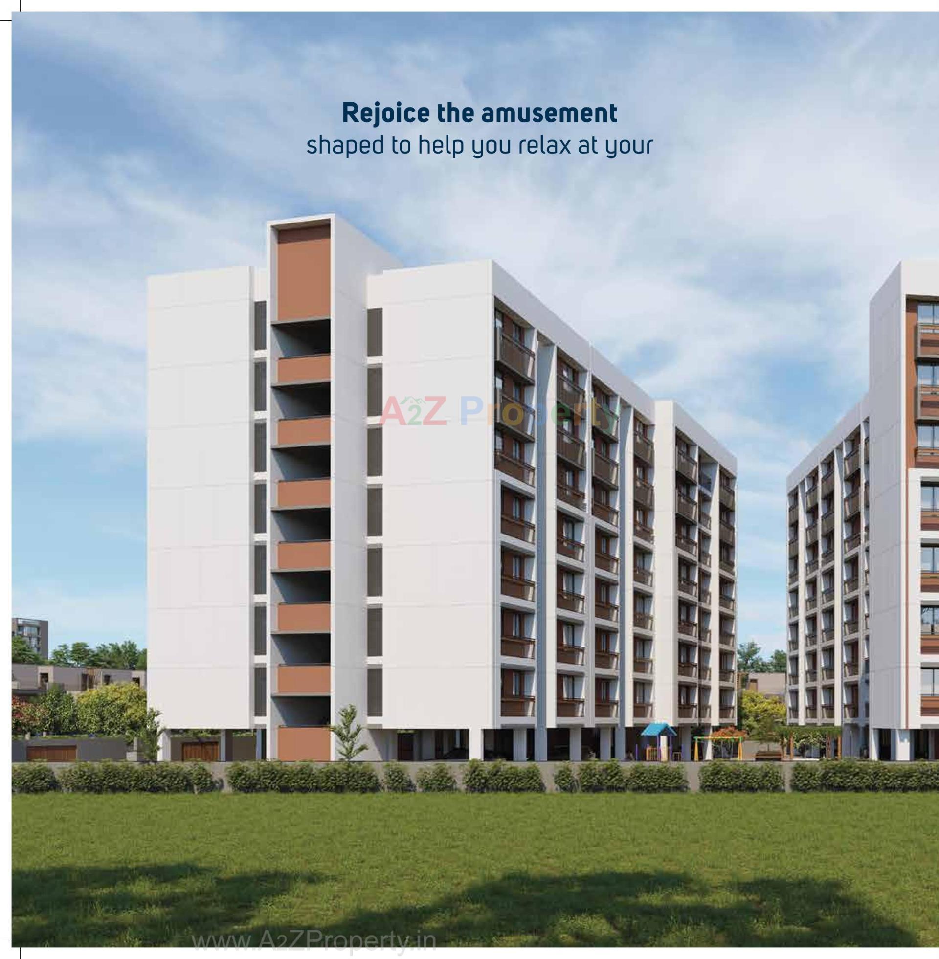 3D Elevation of real estate project Sunrise Homes located at Vatva, Ahmedabad, Gujarat