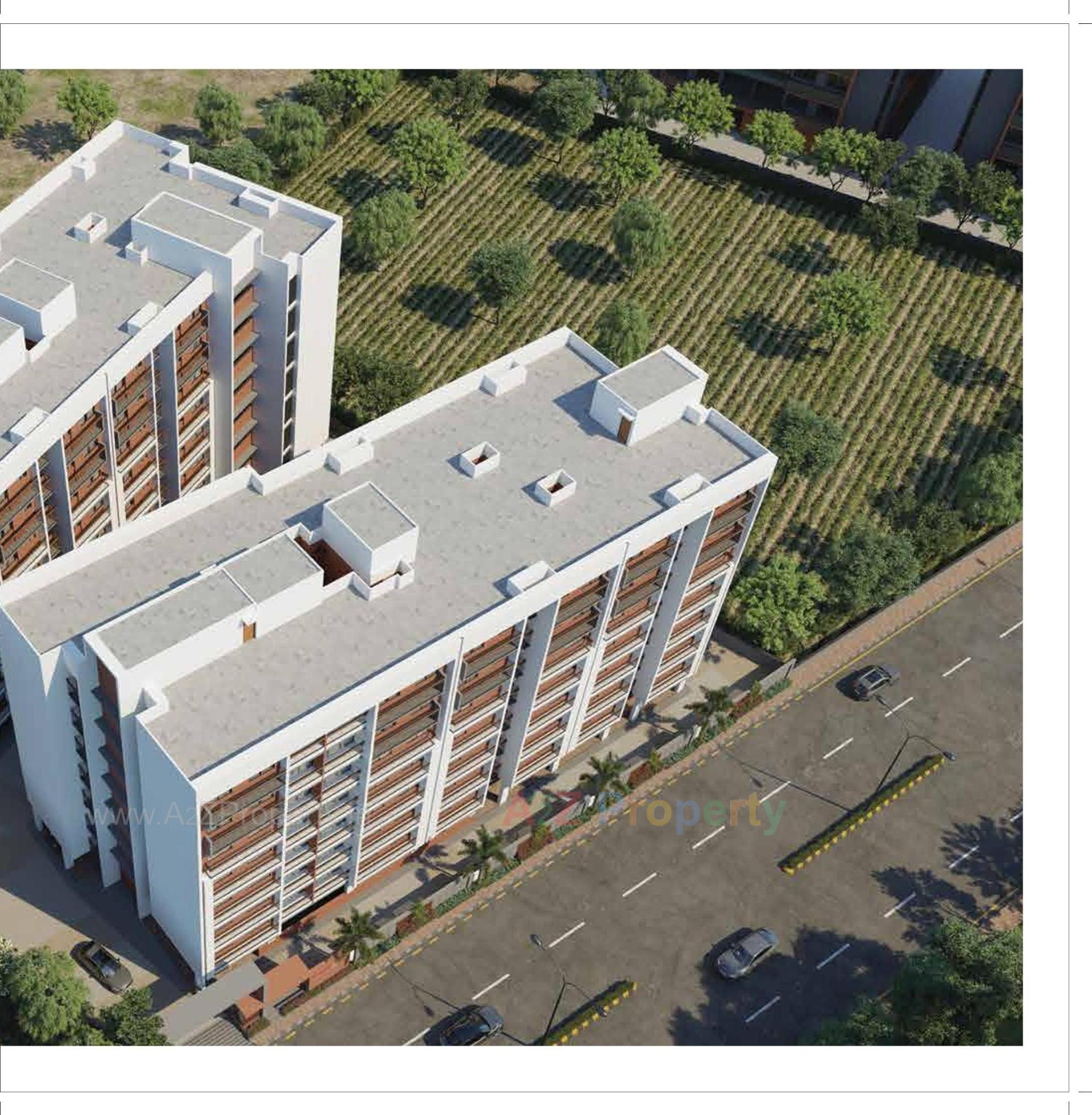 3D Elevation of real estate project Sunrise Homes located at Vatva, Ahmedabad, Gujarat