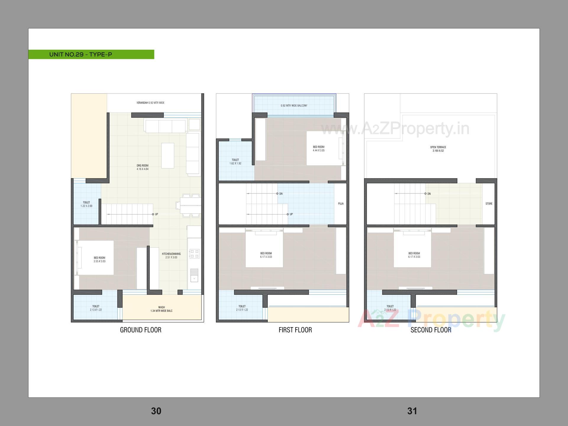 Layout of real estate project Sunrise Villa located at Singarva, Ahmedabad, Gujarat
