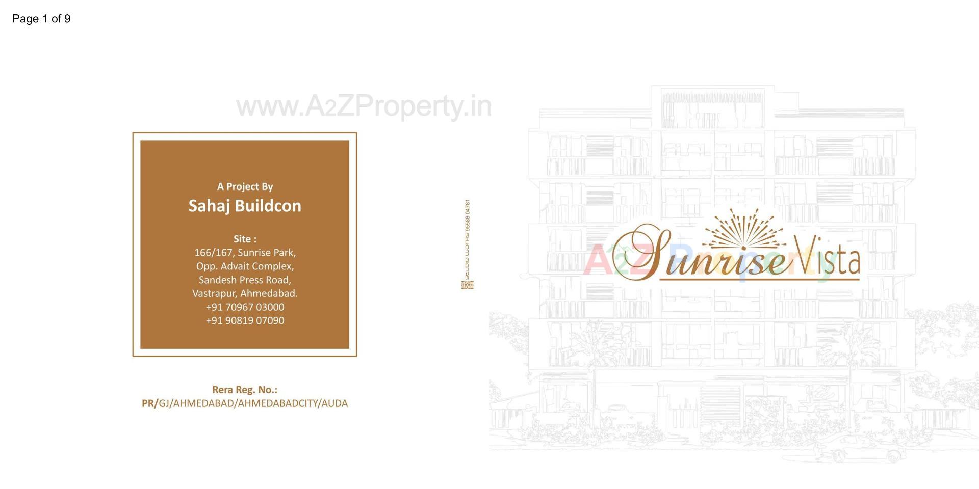  of real estate project Sunrise Vista located at Bodakdev, Ahmedabad, Gujarat