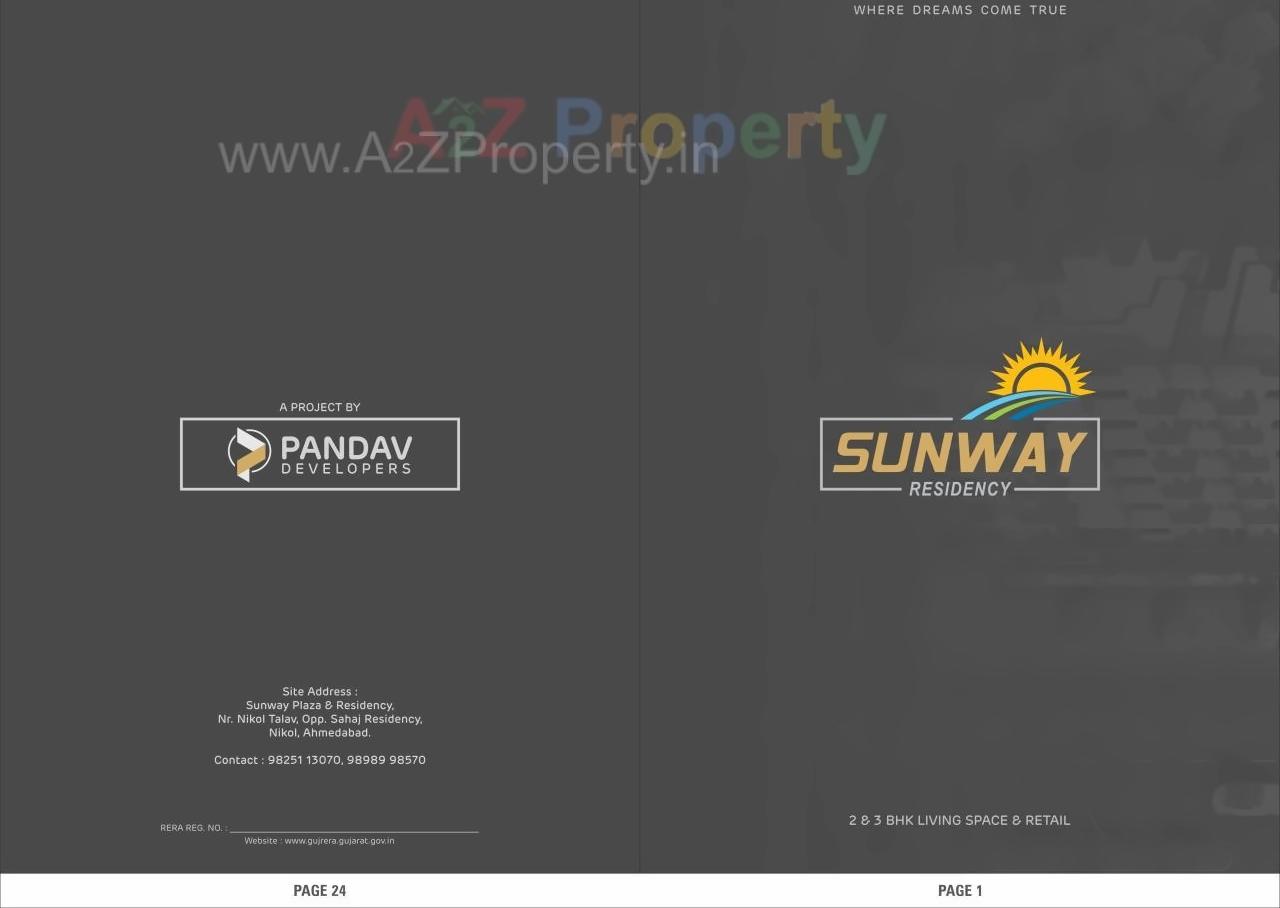  of real estate project Sunway Residancy located at Nikol, Ahmedabad, Gujarat