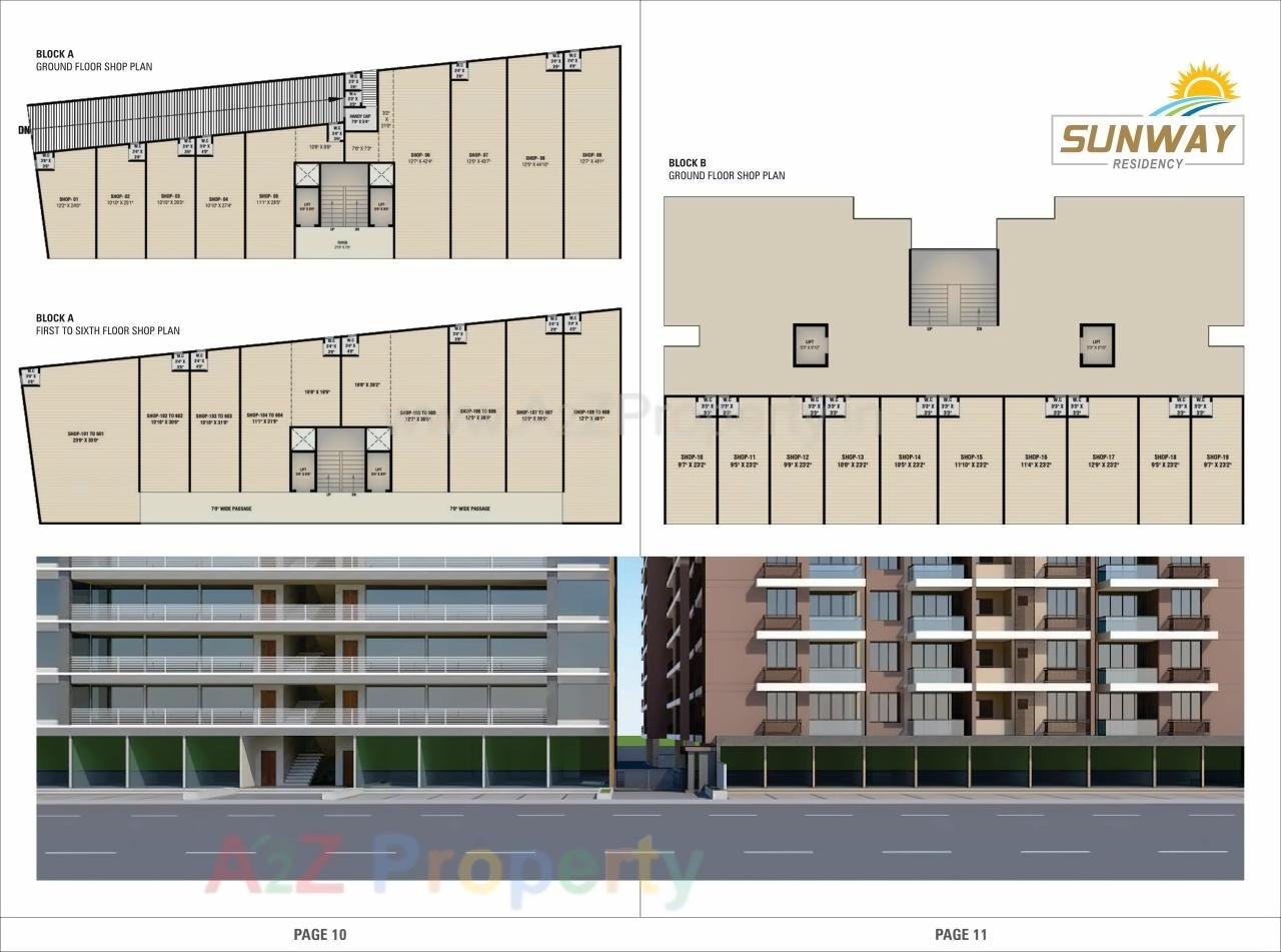 Layout of real estate project Sunway Residancy located at Nikol, Ahmedabad, Gujarat