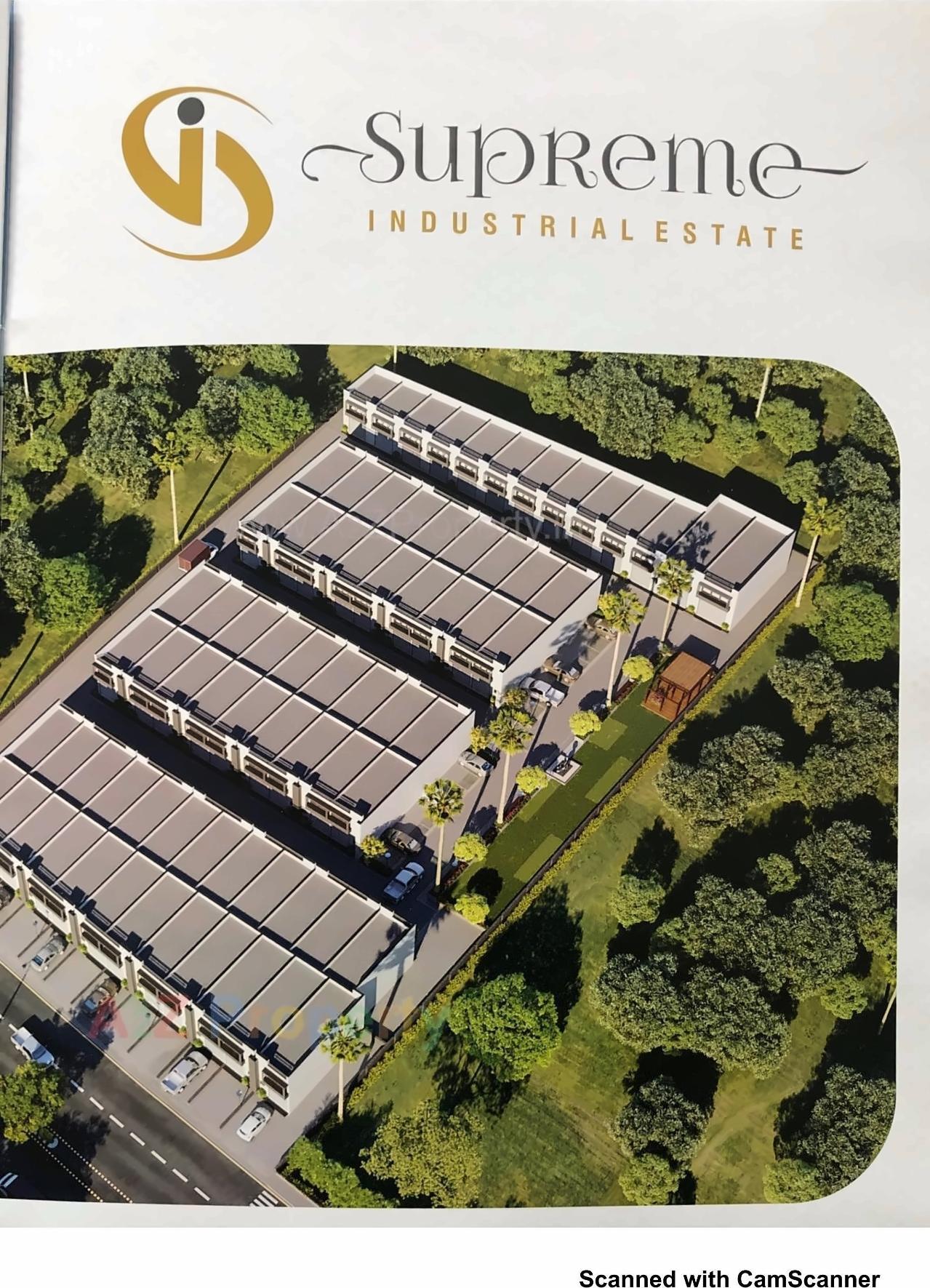 3D Elevation of real estate project Supreme Industrial Estate located at Kathwada, Ahmedabad, Gujarat