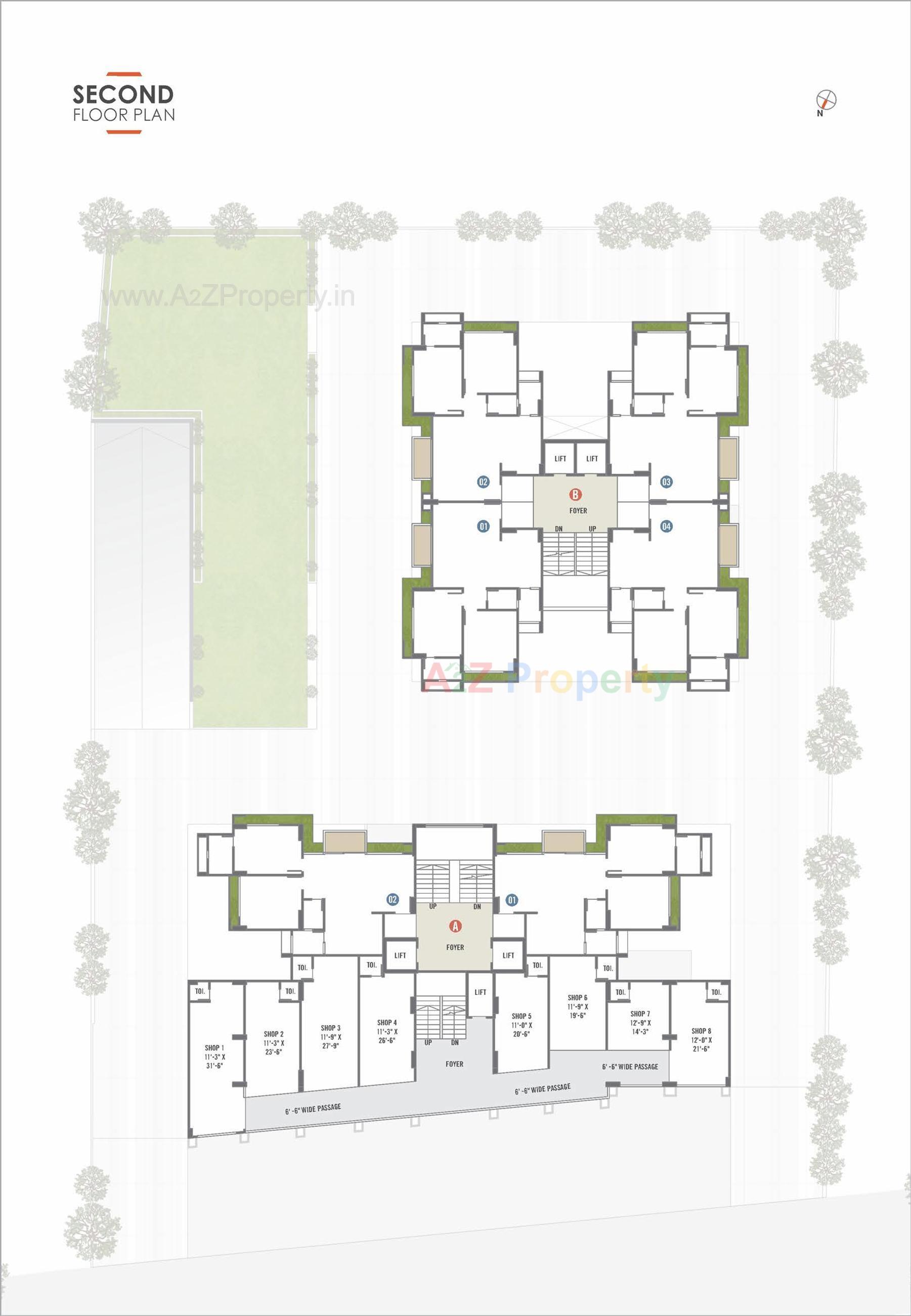 Layout of real estate project Suramya Heights located at Sanand, Ahmedabad, Gujarat