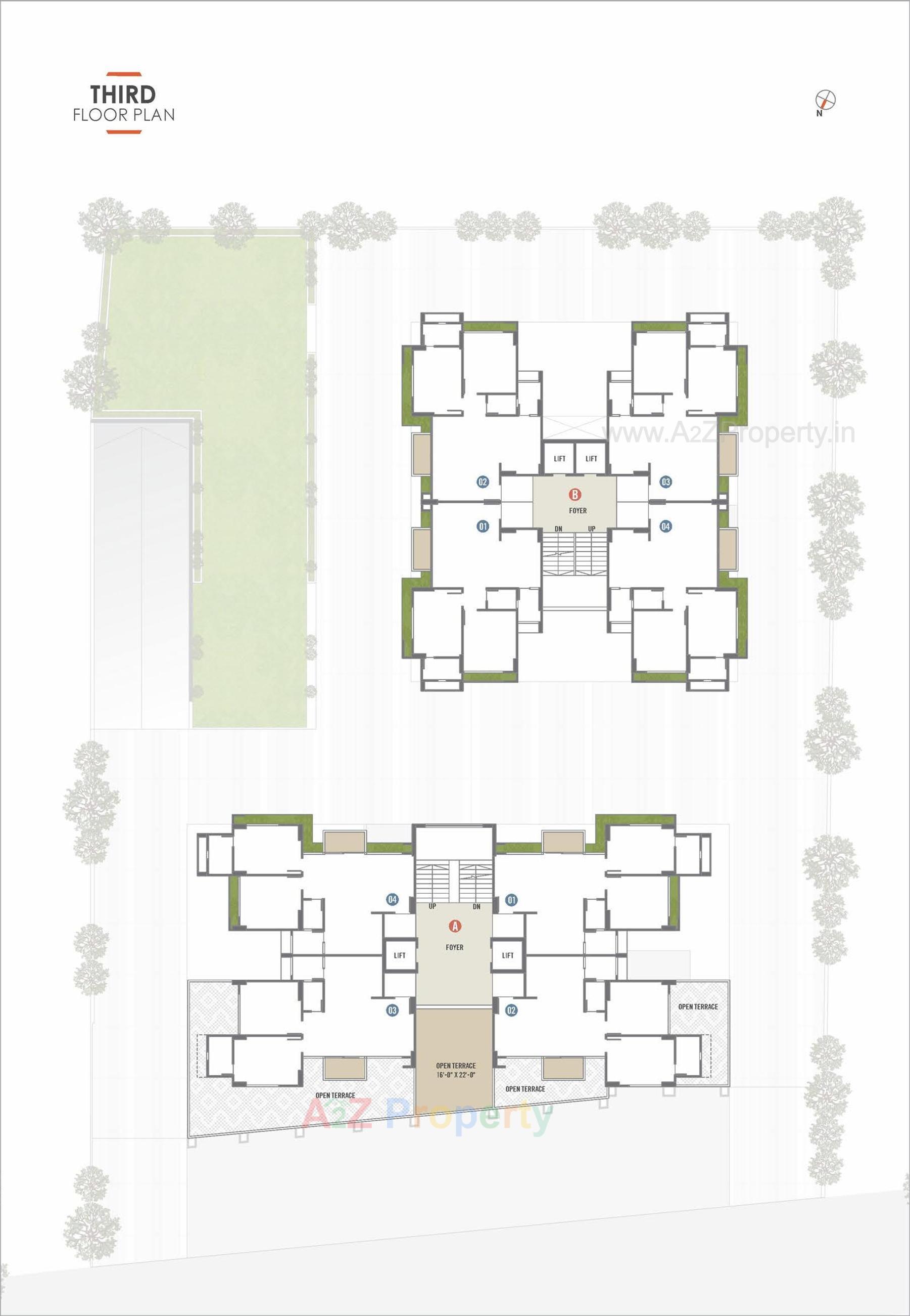 Layout of real estate project Suramya Heights located at Sanand, Ahmedabad, Gujarat