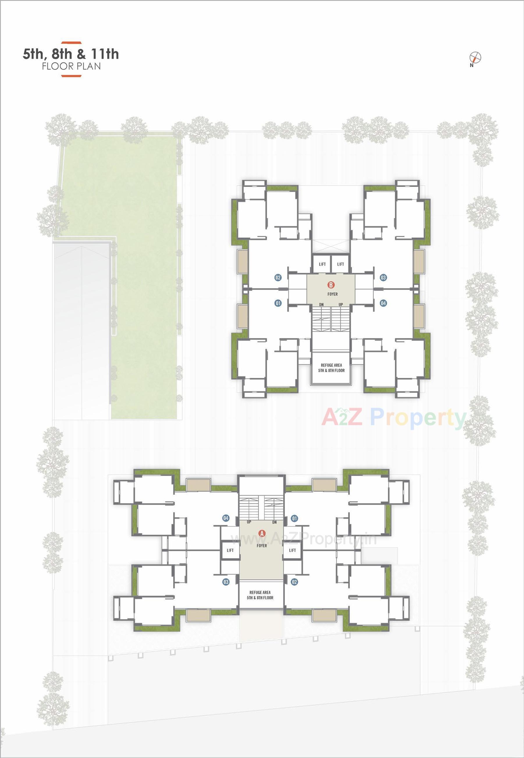 Layout of real estate project Suramya Heights located at Sanand, Ahmedabad, Gujarat