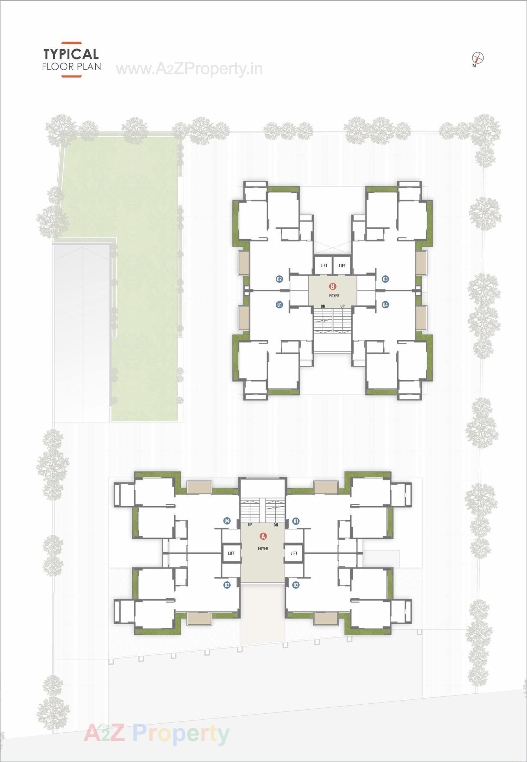 Layout of real estate project Suramya Heights located at Sanand, Ahmedabad, Gujarat