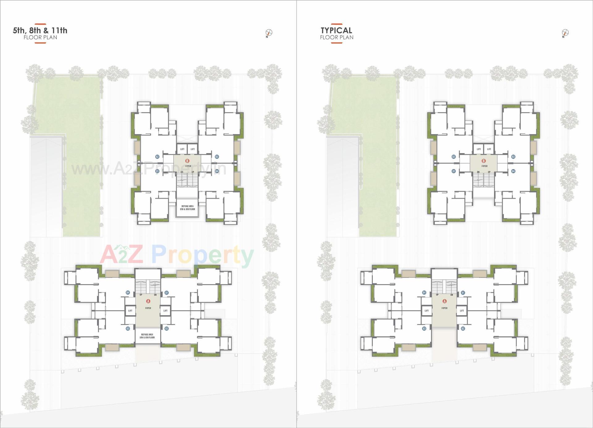Layout of real estate project Suramya Heights located at Sanand, Ahmedabad, Gujarat