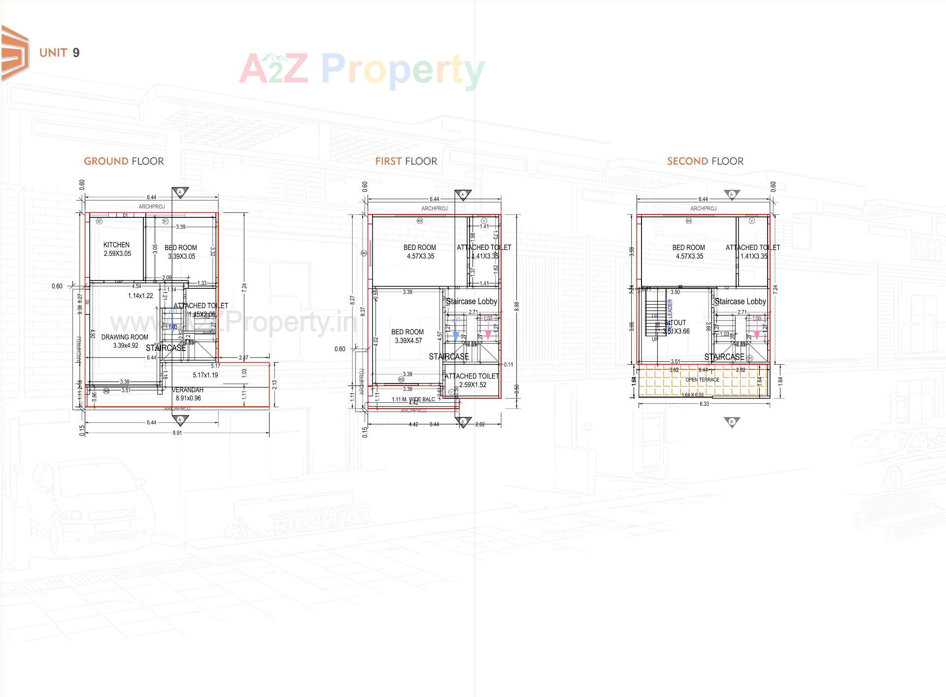 Layout of real estate project Suramya Space located at Sanand, Ahmedabad, Gujarat