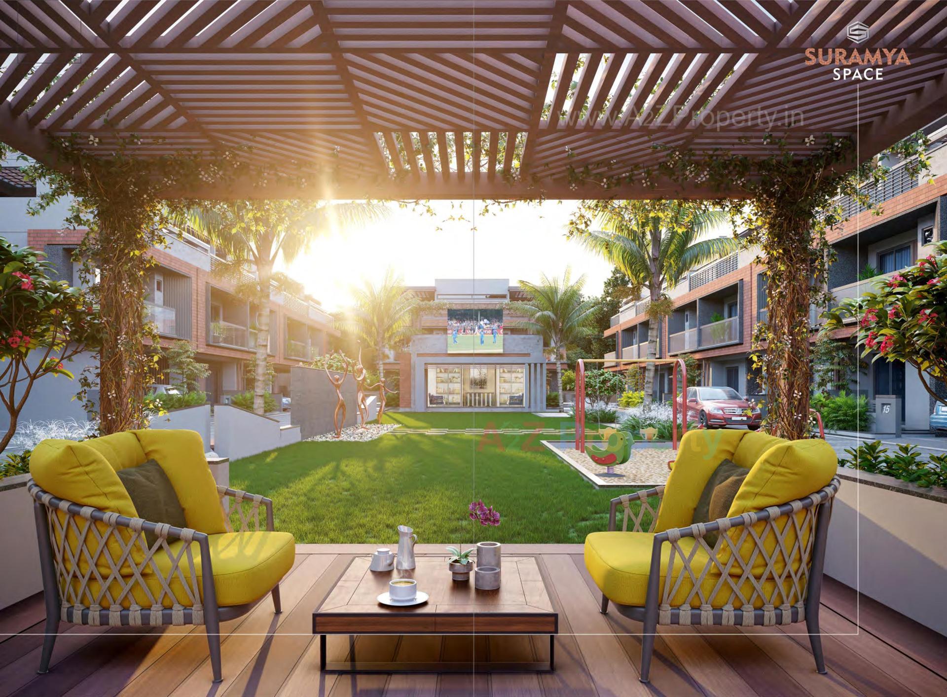 3D Elevation of real estate project Suramya Space located at Sanand, Ahmedabad, Gujarat