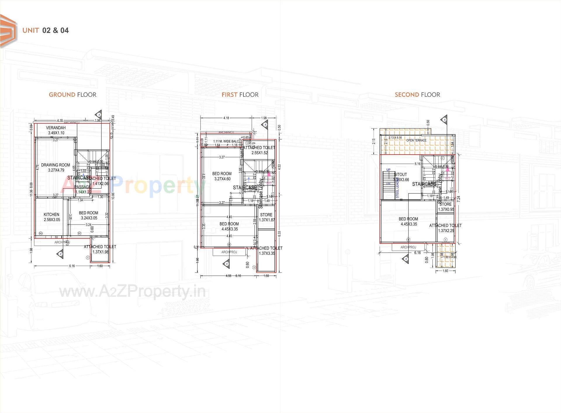 Layout of real estate project Suramya Space located at Sanand, Ahmedabad, Gujarat