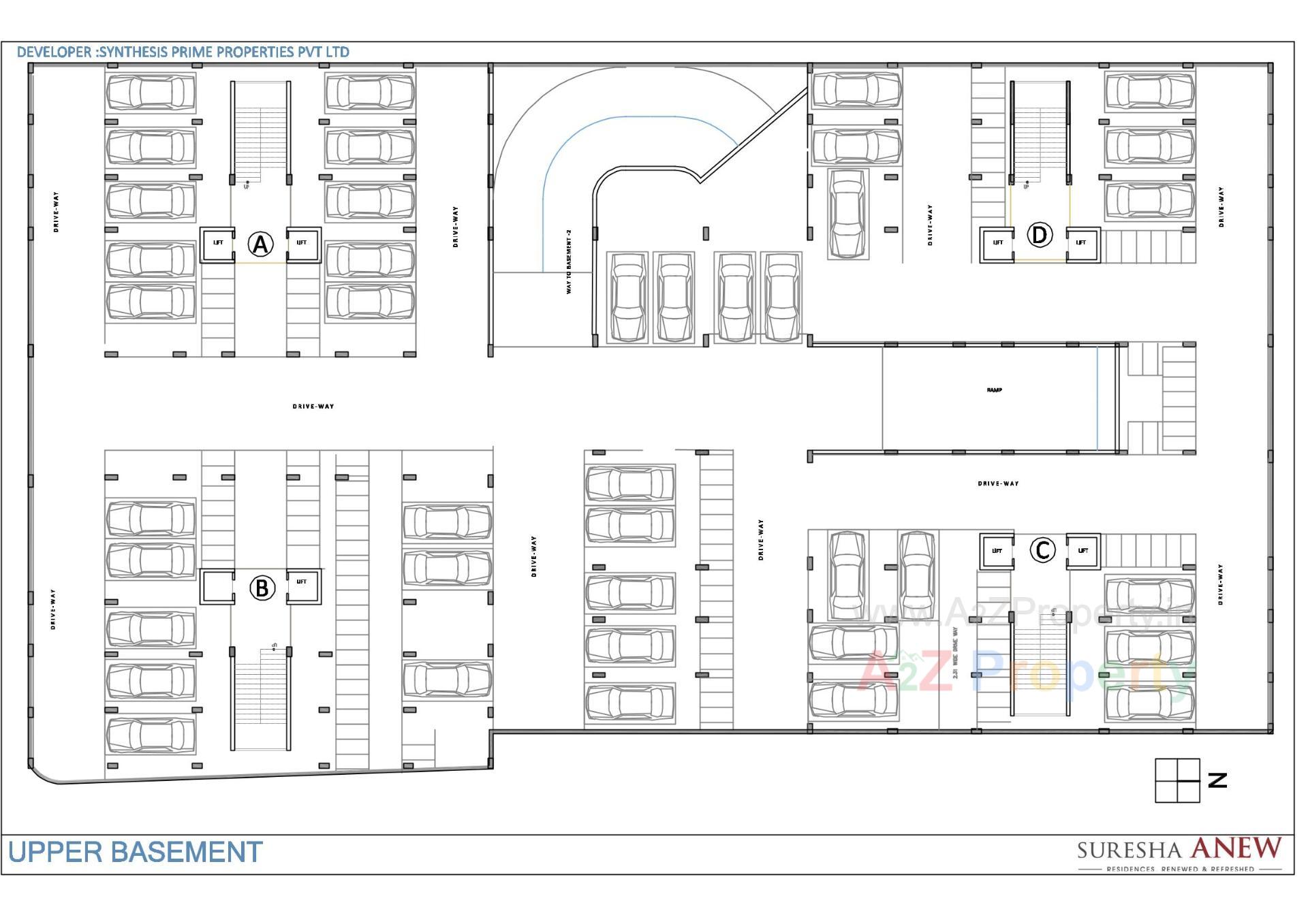 Layout of real estate project Suresha Anew located at Sheikhpur-khanpur-sabarmati, Ahmedabad, Gujarat