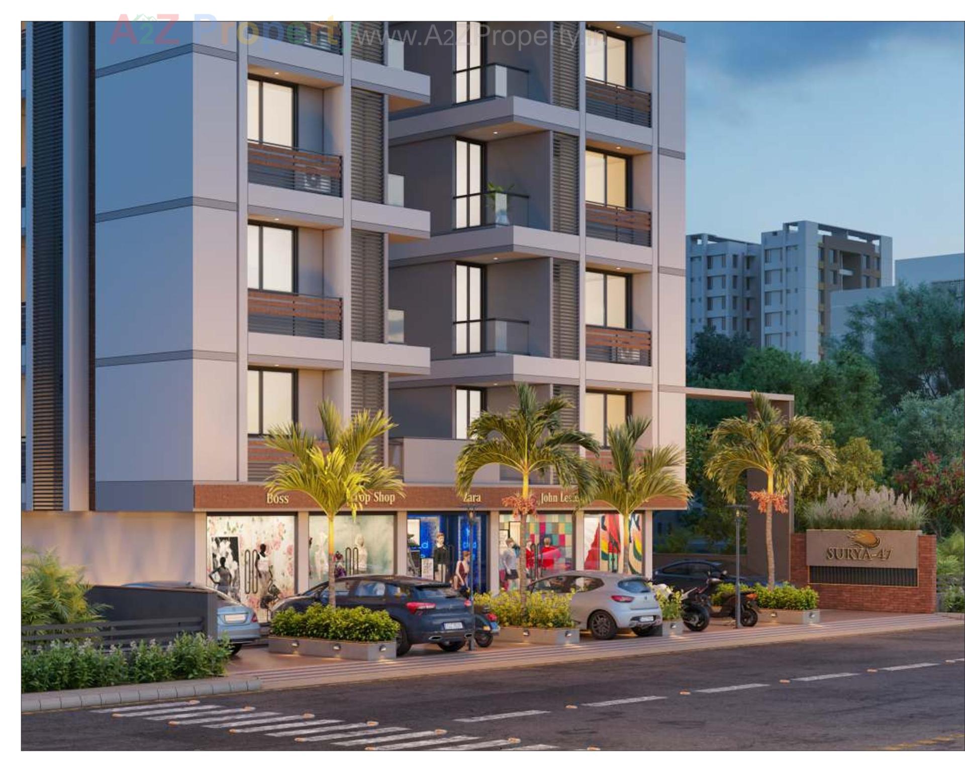 3D Elevation of real estate project Surya located at Singarva, Ahmedabad, Gujarat