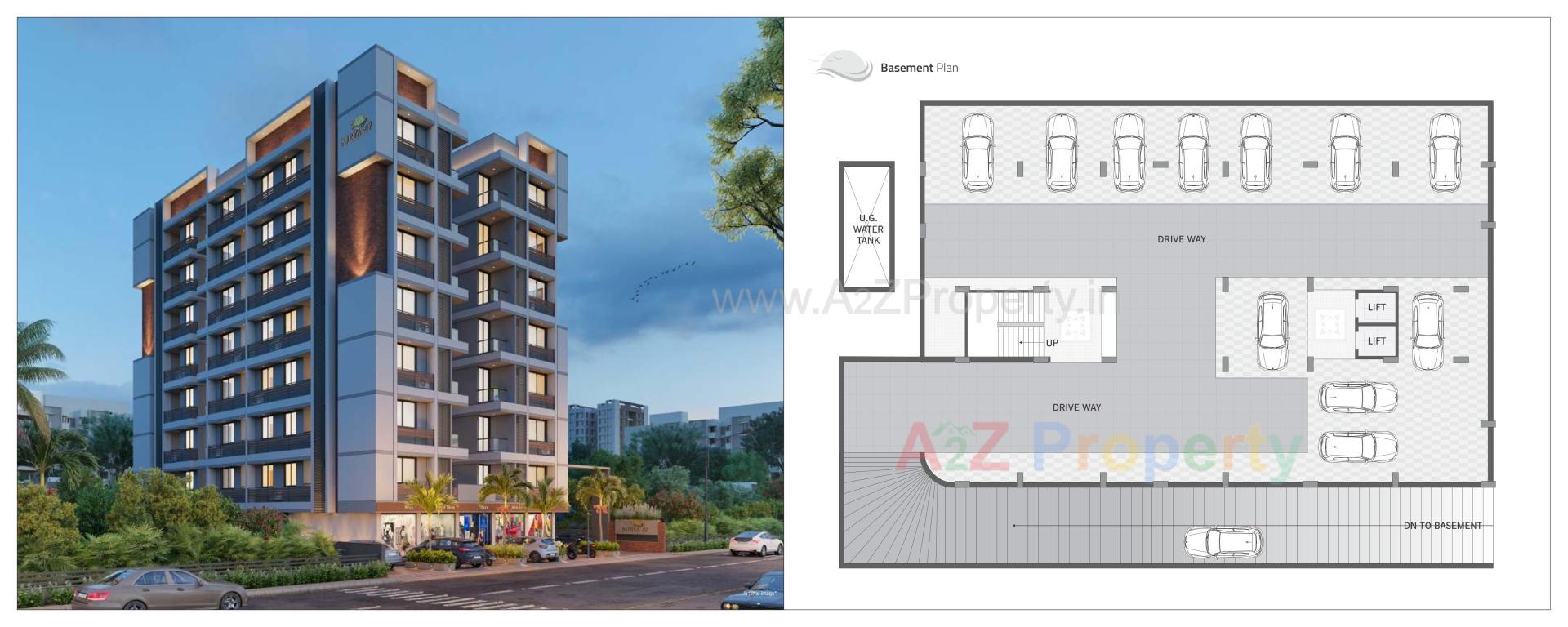 Layout of real estate project Surya located at Singarva, Ahmedabad, Gujarat