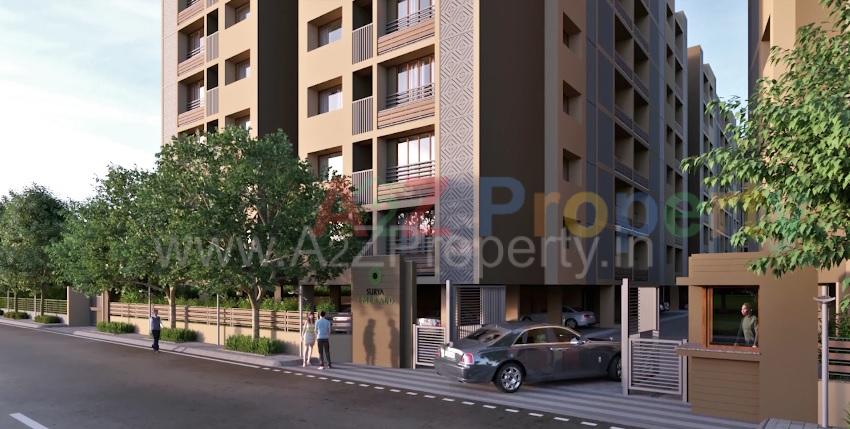 3D Elevation of real estate project Surya Emerald   Block located at Makarba, Ahmedabad, Gujarat