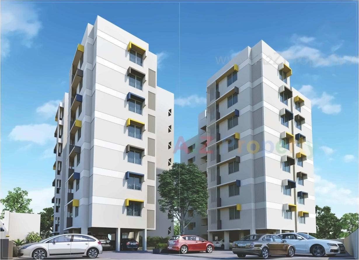 3D Elevation of real estate project Surya Shreeji located at City, Ahmedabad, Gujarat