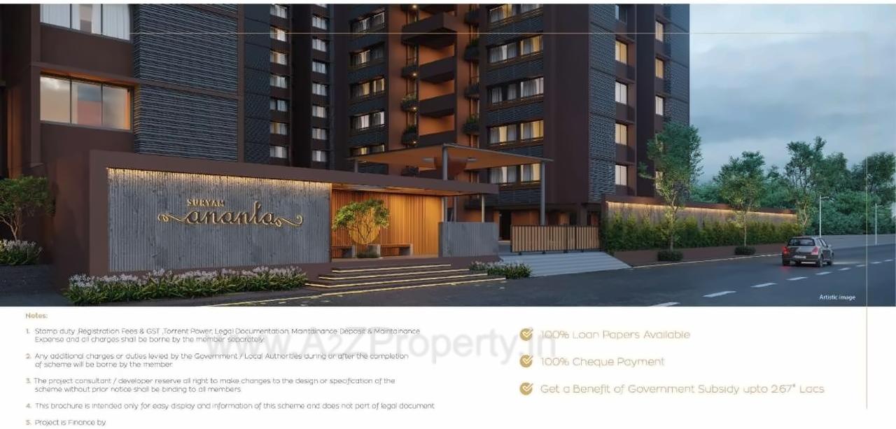 3D Elevation of real estate project Suryam Ananta located at Ahmedabad, Ahmedabad, Gujarat