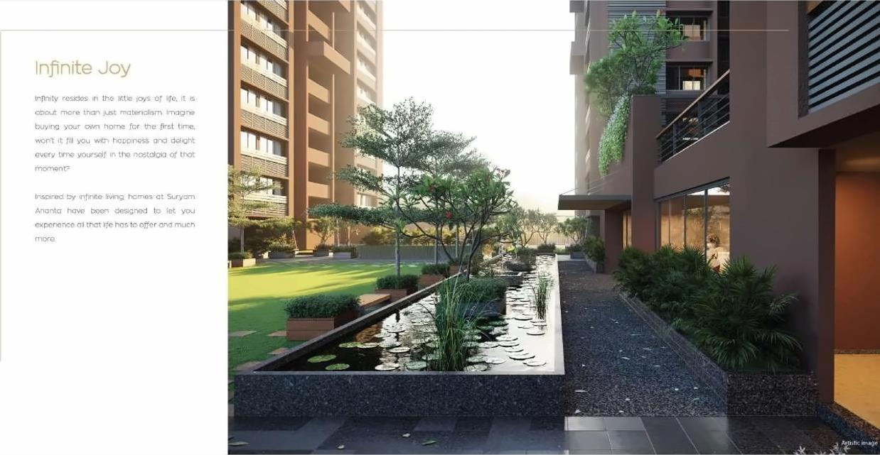 3D Elevation of real estate project Suryam Ananta located at Ahmedabad, Ahmedabad, Gujarat