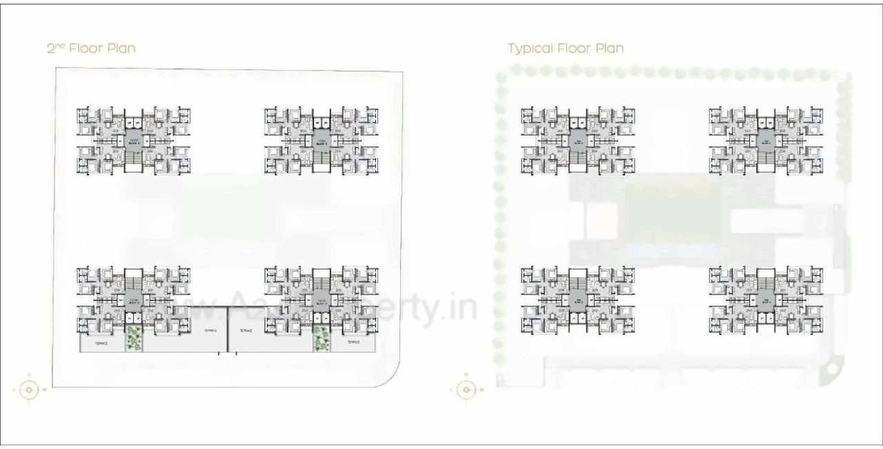 Layout of real estate project Suryam Ananta located at Ahmedabad, Ahmedabad, Gujarat
