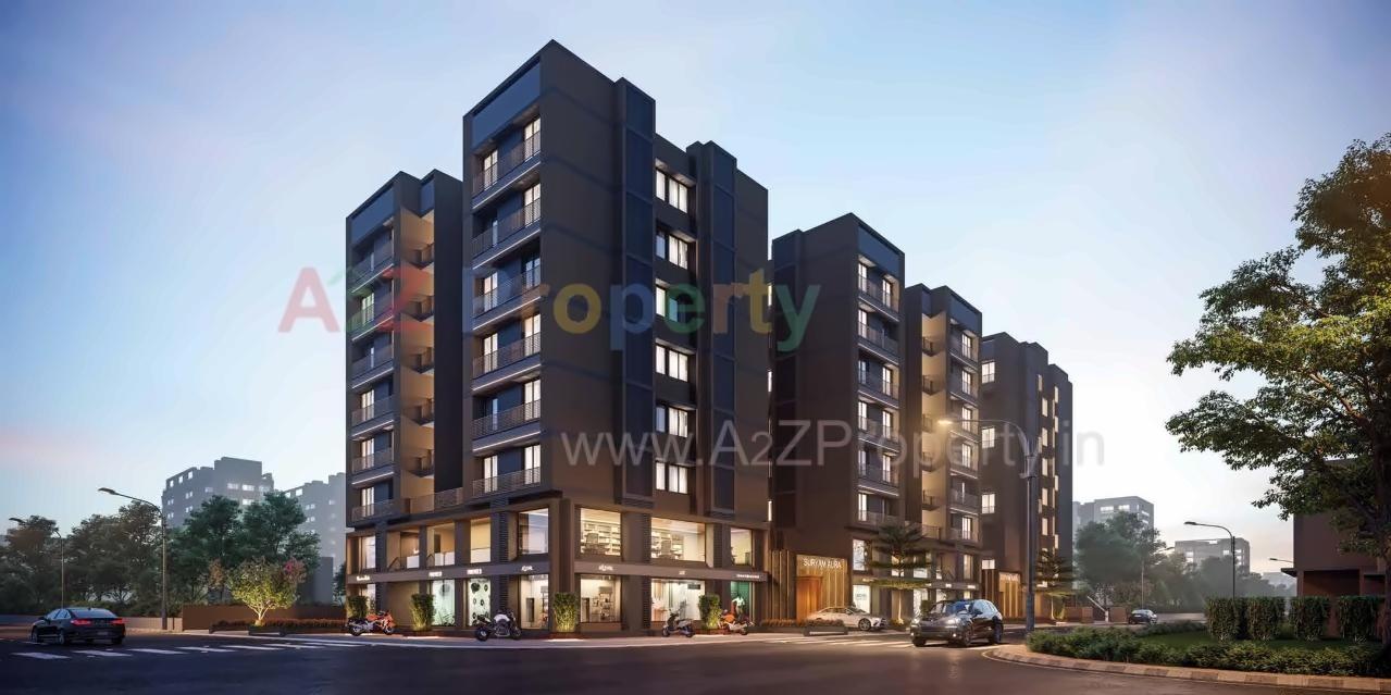 3D Elevation of real estate project Suryam Aura located at Nikol, Ahmedabad, Gujarat