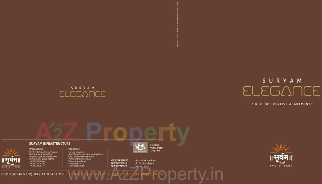  of real estate project Suryam Elegance located at Odhav, Ahmedabad, Gujarat