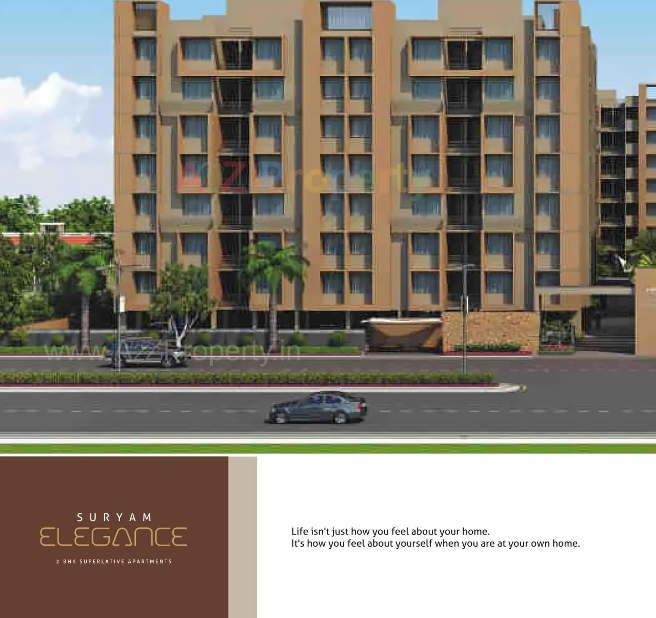 3D Elevation of real estate project Suryam Elegance located at Odhav, Ahmedabad, Gujarat