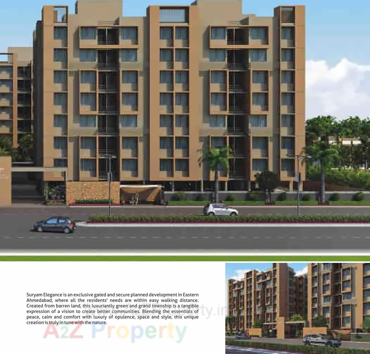 3D Elevation of real estate project Suryam Elegance located at Odhav, Ahmedabad, Gujarat