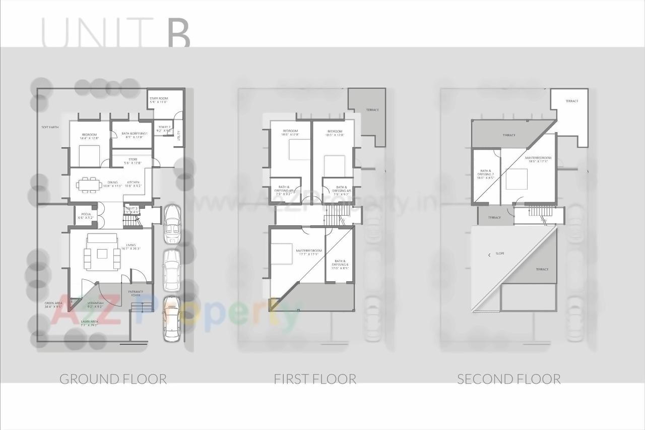 Layout of real estate project Suryan Logeco Homes located at Makarba, Ahmedabad, Gujarat