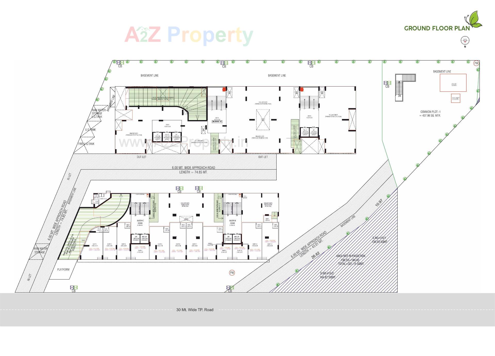 Layout of real estate project Suryansh Sanidhya (shivalaya) located at Ahmedabad, Ahmedabad, Gujarat