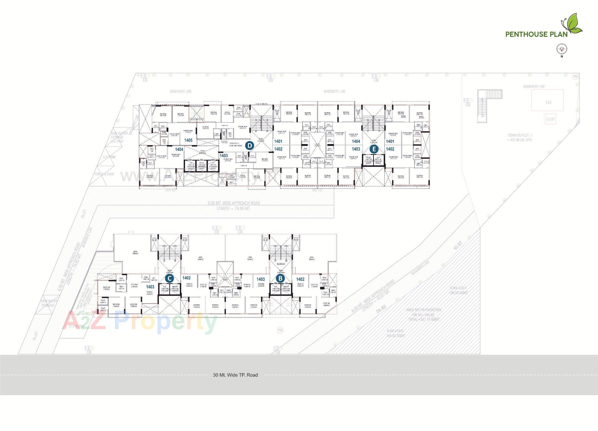 Layout of real estate project Suryansh Sanidhya (shivalaya) located at Ahmedabad, Ahmedabad, Gujarat
