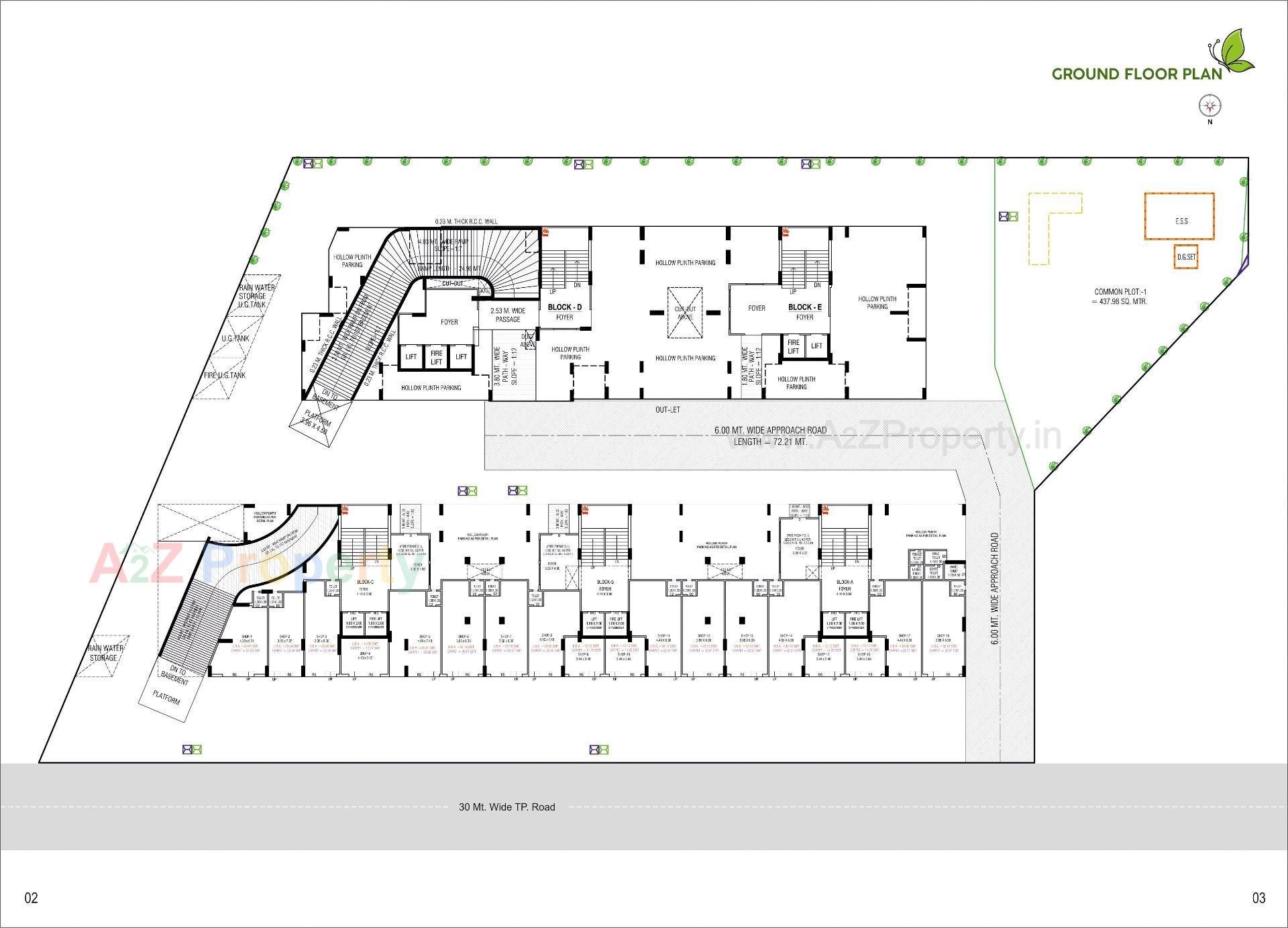 Layout of real estate project Suryansh Sanidhya (shivalaya) located at Ahmedabad, Ahmedabad, Gujarat