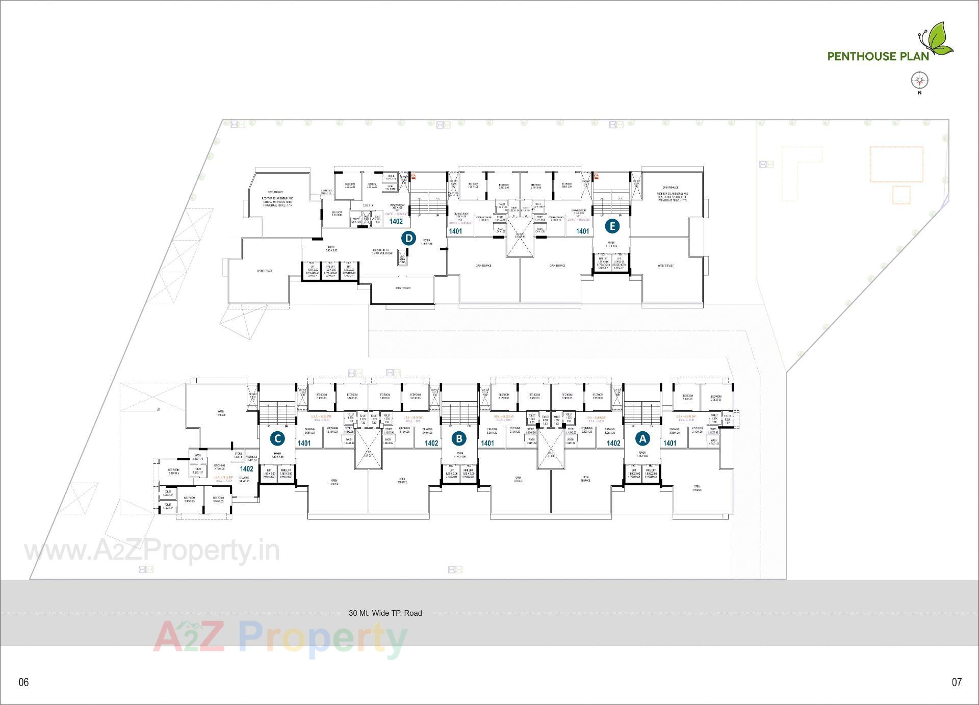 Layout of real estate project Suryansh Sanidhya (shivalaya) located at Ahmedabad, Ahmedabad, Gujarat